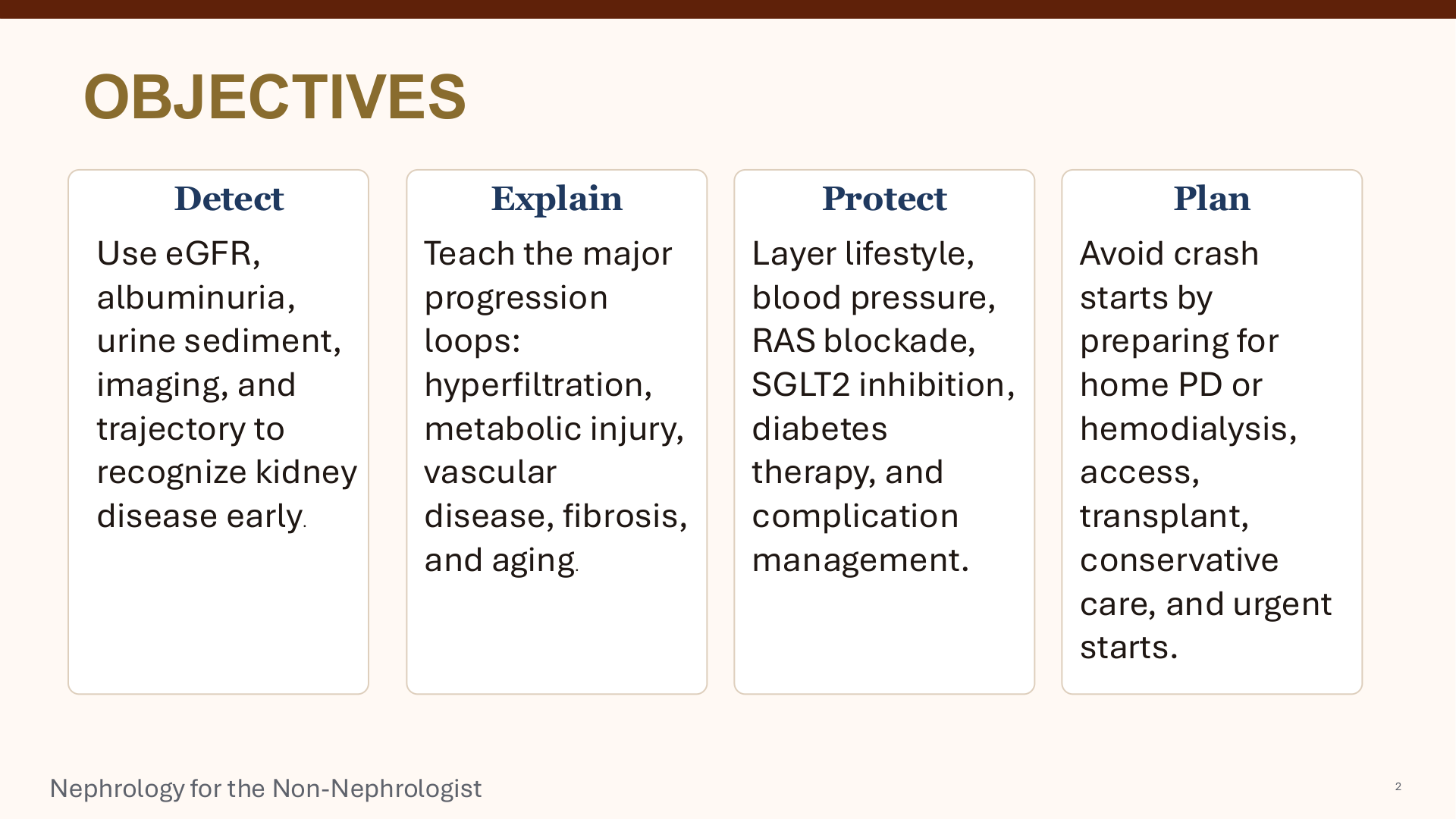 Nephrology for the Non-Nephrologist slide 2