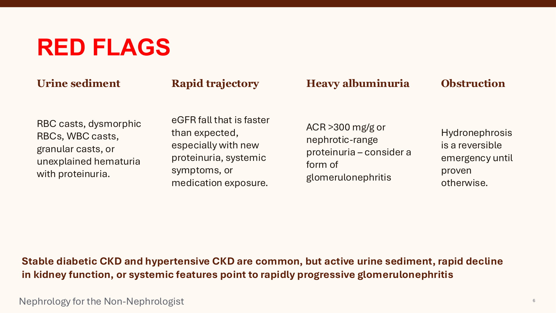 Nephrology for the Non-Nephrologist slide 8